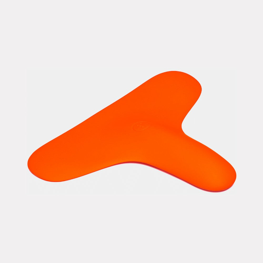 Image of the orange sex toy by LUDDI in the ‘open’ position. The ZIGGY has a multi-use design that can be used in many ways to suit your abilities, gender, or experience. Learn more by visiting our online store.